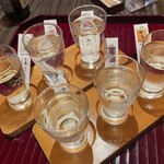 Hikone Kyassuru Rizoto Ando Supa - 利き酒セット