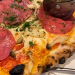 アクア・サンタ - プロシュート？キノコ＆ロースハム…かな