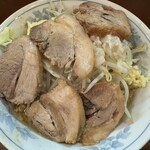 らーめん 陸 - 肉増しはチャーシュー5枚