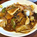 中華 臥龍梅 - 五目焼きそば