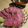 焼肉もとやま - 塊から焼いた、ローストビーフ(笑)なかなかな、仕上がり