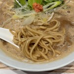 Kamigata Reimbo - 中太麺美味しい。北海道産の春よ恋