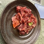 のむらや - 切り落とし焼肉定食の肉　ボリューム有