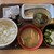 すき家 - 料理写真:焼きサバ玉かけ朝定食＊ご飯小 (460円)