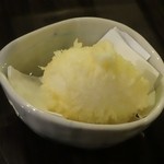 讃岐うどん 白庵 - 半熟玉子天だけは、少し遅れて到着　※2014年2月