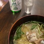青砥酒造 - 鯖と白菜煮物