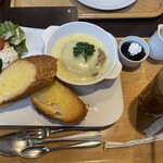 和田珈琲店 季楽 - ハンバーグランチ