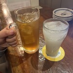Sumibi Yakitori Oogiya - ウーロン茶&カルピス