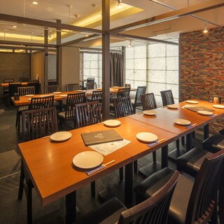 少人数から団体様までご案内が可能な個室完備◎貸切OK