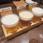 Biahausu Moriu - 本日の飲み比べ三種（1380円）