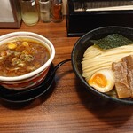 つけ麺 きらり - カレーつけ麺大盛+麺200ｇ増量