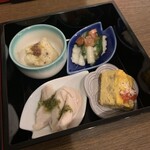 Itarian Izakaya Katakichi - 前菜のお重