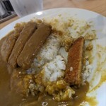 カレーヤ - カツは高校時代に比べたら1/2位の厚さ…