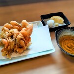 江戸そば マルノ - 小エビのかきあげ