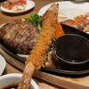 グルメ食堂 洋ろっぱ - 料理写真:キング海老フライハンバーグ¥1,848