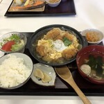 味亭花の家 - 海老とじ定食