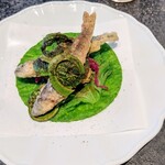 Florilege - 稚鮎と山菜。