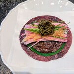 Florilege - 和牛とキャビア。