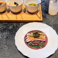 Florilege - 和牛とキャビア。