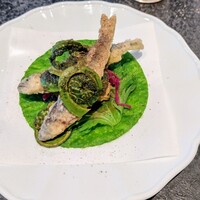 Florilege - 稚鮎と山菜。