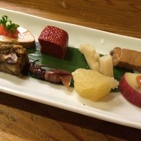 巽蕎麦 志ま平 - 八寸（右側）