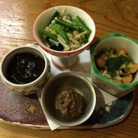 巽蕎麦 志ま平 - つきだし４品