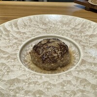 肉料理ふくなが - スペシャリテのハンバーグ