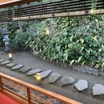 行形亭 - お部屋から見える中庭