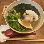 蕎麦と酒 ととの - 蛤そば