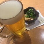 Miyazaki Ryouri Mansaku - ビールとお通し