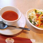 カフェコンディトライ＆レスト シカ - スープ&ミニサラダ(ランチセット)