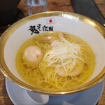 Onisoba Fujiya - 鬼塩ラーメンの味玉トッピング