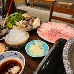 とんかつ豚料理 寿樹 - 東山コースの予定がロースとバラに肉を変更