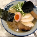 AFURI - 柚子塩ラーメン1290円+炙りチャーシュー350円トッピング