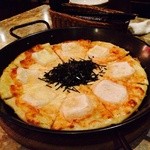 Christon Cafe - 明太子とお餅のピザ