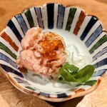 道産酒場 きたぎん - 【お通し】ひとくちネギトロいくらごはん