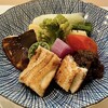 茶つぼ - 鰻の炭火塩焼き 京野菜の蒸し物 蕗味噌