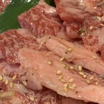 焼肉徳寿 - 徳寿セットB（塩）の和牛カルビ