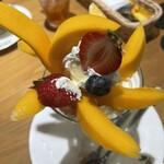 果実園リーベル - パパイヤパフェ