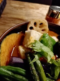 RAMAI - 野菜に隠れて揚げ出し豆腐