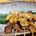 おしか半島 - 焼き鳥(塩)盛り合わせ