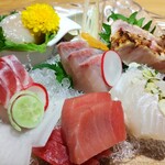 おしか半島 - 季節のお造り盛り合わせ