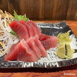 昼食夜酒 わらしべ - 釜石産のめじ鮪の造り