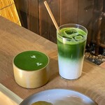 パンとエスプレッソと京と - 焙煎抹茶ラテ