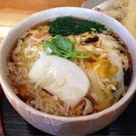 Shidano Sato - 卵とじ蕎麦（温かいお蕎麦♪）