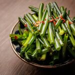 Small green onion salad