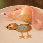 中野レンガ坂 洋食堂 葡萄 - 鳥の取り皿