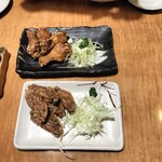 風来坊 - 風来坊　手羽元唐揚げ・手羽先から揚げ