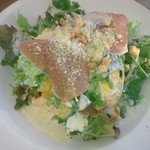 スカイラウンジ クレア - 「オムライス シーザーサラダ添え (1000円)」、なかなか斬新でした