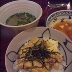 ぴんちゃん - 鳥すきの〆の親子丼。